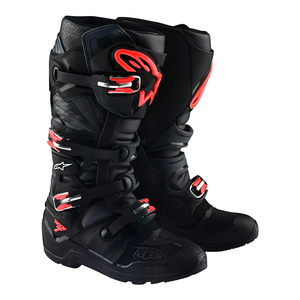 Troy Lee Designs Alpinestars Tech 7 Enduro Boots - Solid Black / Gray Camo